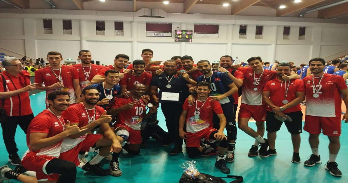 الكرة الطائرة: المنتخب الوطني يحقق المركز الثاني في دورة تارانتو