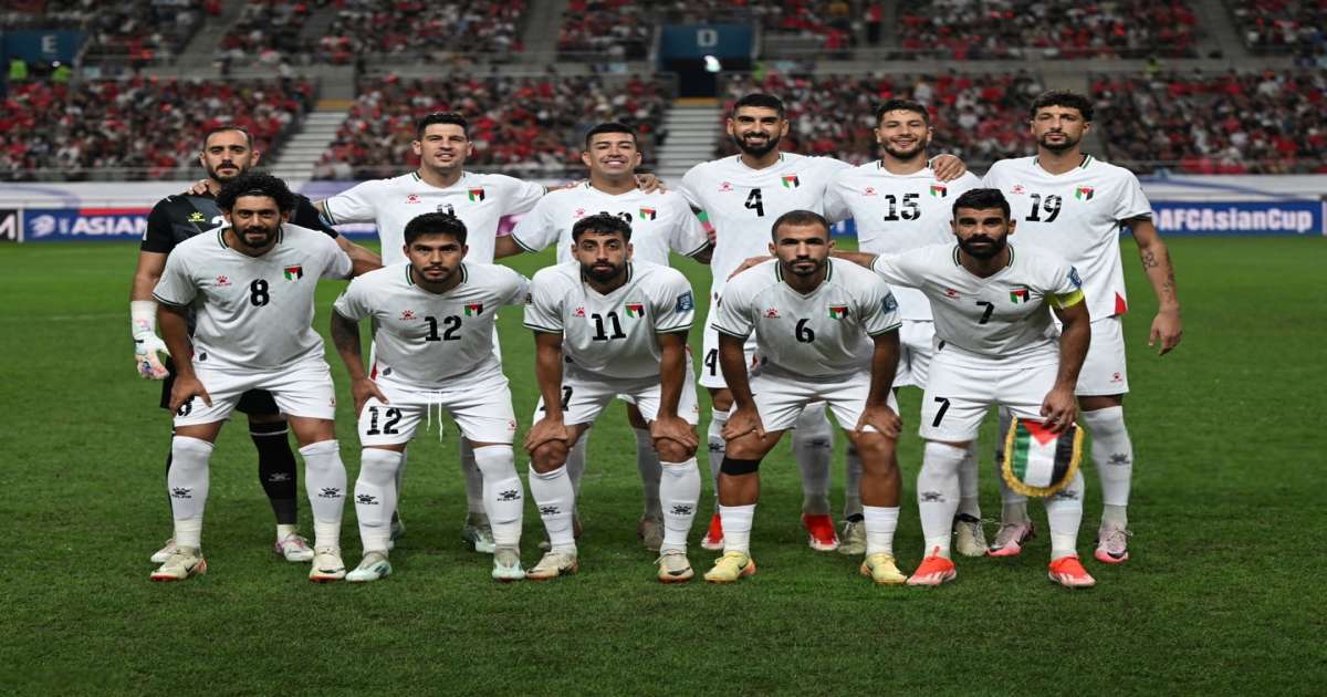 المنتخب الفلسطيني يتعادل مع كوريا الجنوبية بقيادة التونسي مكرم دبوب 