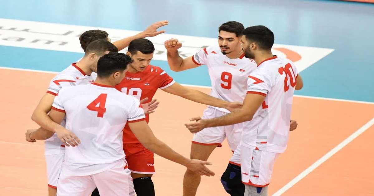 الكرة الطائرة: المنتخب الوطني يواجه البحرين 